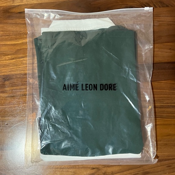 Aime Leon Dore ALD Script Paneled Rugby in Pine Grove SS23 Queens New York NWT - Picture 11 of 11